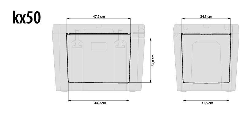 Petromax Kühlbox 50 Liter Alpenweiß 2 Petromax Kühlbox 50 Liter Alpenweiß – Bild 2