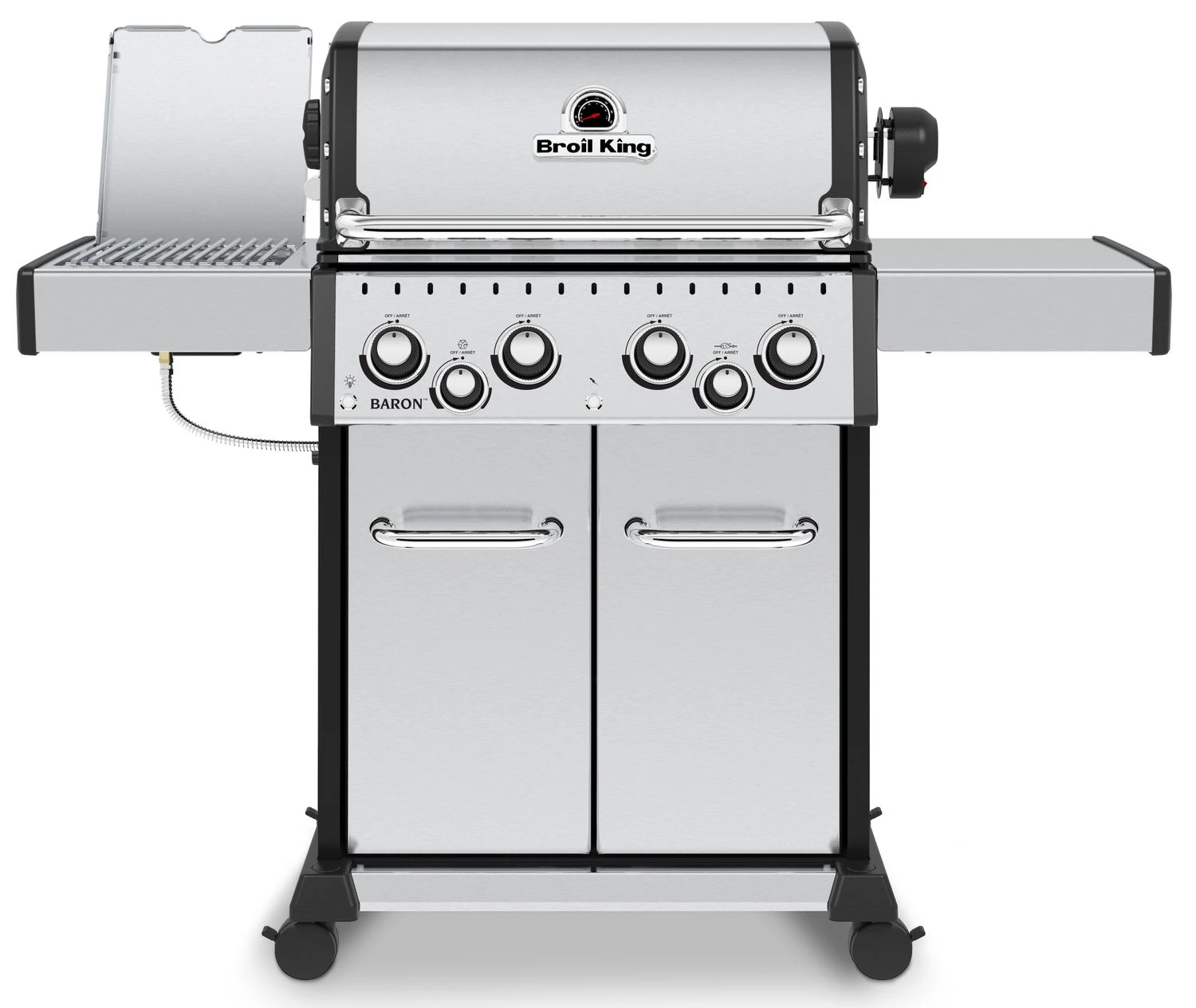 Broil King Baron S490 IR Gasgrill Inkl. Drehspieß + Infrarot-Seitenbrenner - Modell 2023 - Grillfürst Deal Mit Zusätzlichen Edelstahl Grillrosten 2 Broil King Baron S490 IR Gasgrill Inkl. Drehspieß + Infrarot-Seitenbrenner - Modell 2023 - Grillfürst Deal Mit Zusätzlichen Edelstahl Grillrosten – Bild 2