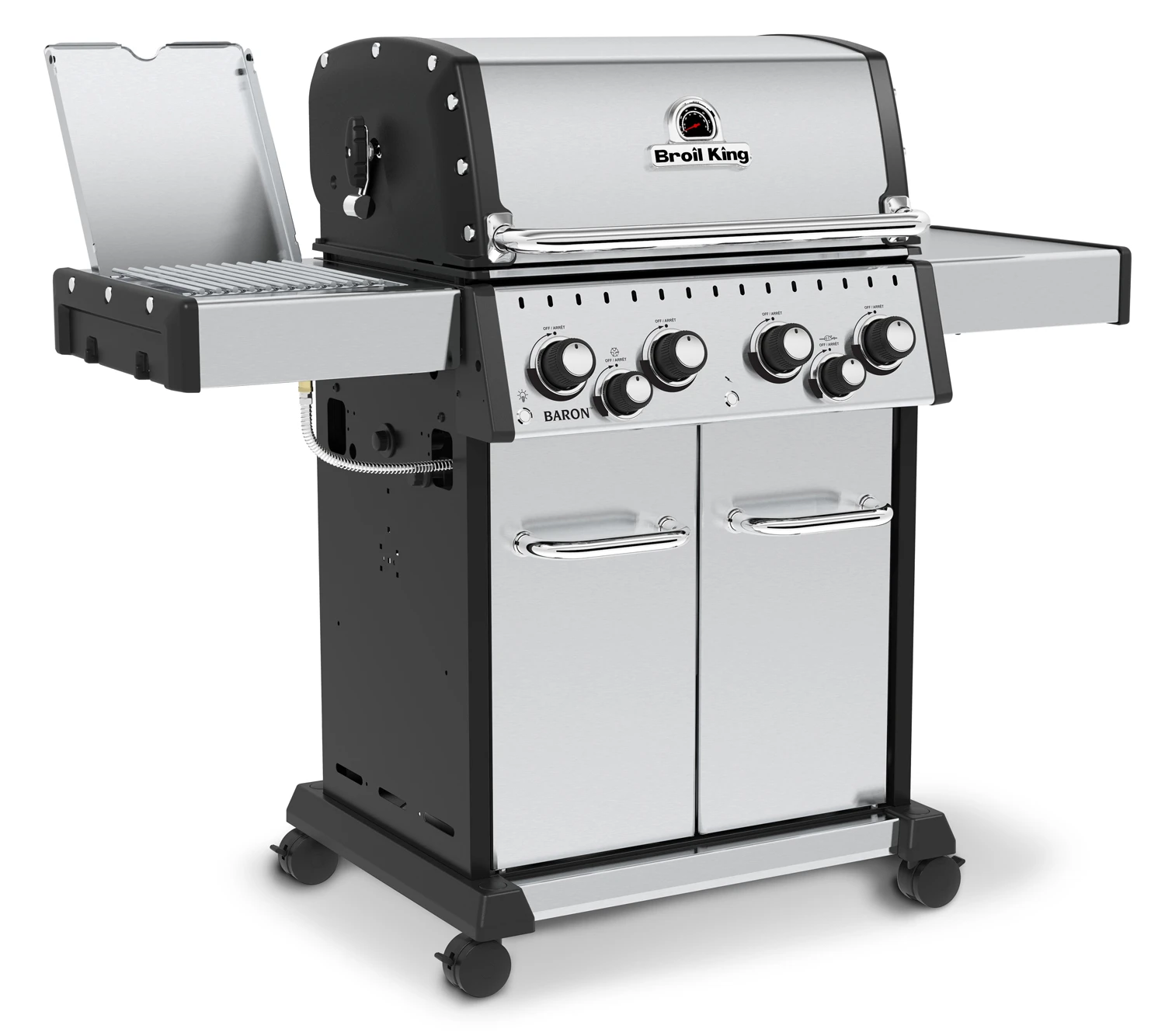 Broil King Baron S490 IR Gasgrill Inkl. Drehspieß + Infrarot-Seitenbrenner - Modell 2023 - Grillfürst Deal Mit Zusätzlichen Edelstahl Grillrosten 3 Broil King Baron S490 IR Gasgrill Inkl. Drehspieß + Infrarot-Seitenbrenner - Modell 2023 - Grillfürst Deal Mit Zusätzlichen Edelstahl Grillrosten – Bild 3