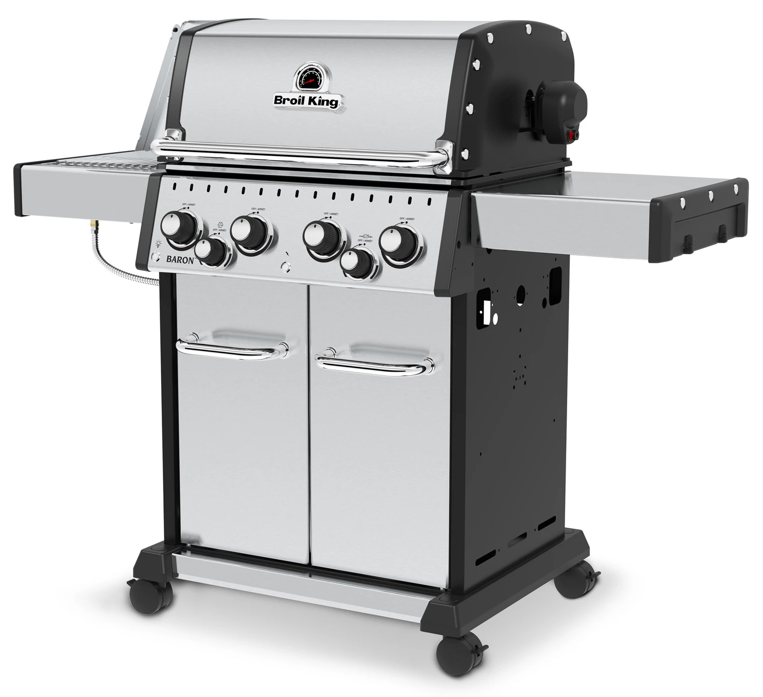Broil King Baron S490 IR Gasgrill Inkl. Drehspieß + Infrarot-Seitenbrenner - Modell 2023 - Grillfürst Deal Mit Zusätzlichen Edelstahl Grillrosten 4 Broil King Baron S490 IR Gasgrill Inkl. Drehspieß + Infrarot-Seitenbrenner - Modell 2023 - Grillfürst Deal Mit Zusätzlichen Edelstahl Grillrosten – Bild 4