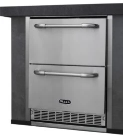 BULL Premium Outdoor Schubladen-Kühlschrank Mit LED Kontrollpanel, IPX4 Spritzwassergeschützt -Küche Zu Hause 22280 Bull EInbau Schubladen Kuehlschran 8 1613487090