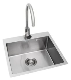 BULL Spülbecken Größe M (43x36x20cm) Inkl. Wasserhahn Für Warm/kalt -Küche Zu Hause 22281 Bull Spuelbecken Mischbatterie Was 3 1613487095