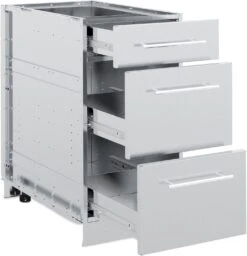 Broil King Outdoor Küche Komplettset Mit Imperial S570 PRO Built In Gasgrill Mit Drehspieß, Gasflaschenschrank Und 3er Schubladenschrank 13 Broil King Outdoor Küche Komplettset Mit Imperial S570 PRO Built In Gasgrill Mit Drehspieß, Gasflaschenschrank Und 3er Schubladenschrank -Küche Zu Hause 802500 Broil King Outdoor Kueche Schrank 3 Schubladen offen