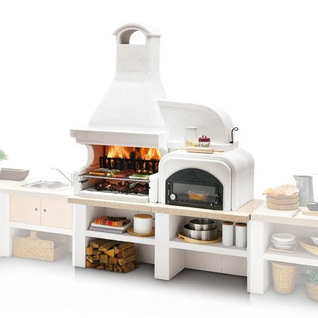 Palazzetti Gartenküche Malibu 2: Modul Grill Mit Backofen Rechts Inkl. Montagematerial 2 Palazzetti Gartenküche Malibu 2: Modul Grill Mit Backofen Rechts Inkl. Montagematerial – Bild 2