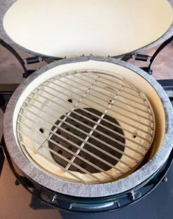 Big Green Egg MiniMax Keramikgrill Mit EGG Carrier Inkl. Zubehörpaket Mit Looftlighter -Küche Zu Hause Big Green Egg Minimax Innenraum Keramiktechnologie NASA 1