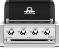 Broil King Regal 420 Black Einbaugrill - Grillfürst Deal Mit Zusätzlichen Edelstahl Grillrosten - Modell 2023