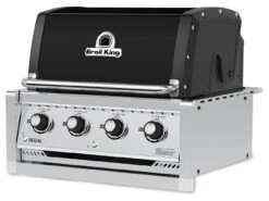 Broil King Regal 420 Black Einbaugrill - Grillfürst Deal Mit Zusätzlichen Edelstahl Grillrosten - Modell 2023 -Küche Zu Hause Broil King Regal 420 Black Built In Gasgrill Seitenansicht rechts 3 1624538209
