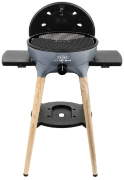 CADAC Gasgrill Citi Chef 40 FS BBQ / Dome Steel Grey, 50 Mbar -Küche Zu Hause CADAC Citi Chef 40 FS Steel Grey Deckel offen 1