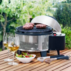 Cobb Grill PREMIER Gas Deluxe - Tischgrill / Campingrill Inkl. Griddle-Grillplatte 9 Cobb Grill PREMIER Gas Deluxe - Tischgrill / Campingrill Inkl. Griddle-Grillplatte -Küche Zu Hause Cobb Gasgrill Premier Gas Lifestyle