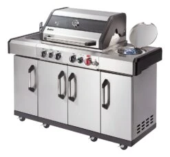 Enders Gasgrill Kansas II Pro 4 SIK Profi Turbo 19 Enders Gasgrill Kansas II Pro 4 SIK Profi Turbo -Küche Zu Hause Enders Gasgrill Kansas II Pro 4 SIK Profi Turbo Seitenkocher