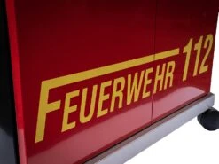 Grillfürst G510G 5-Brenner Gasgrill Mit Hochtemperaturbrenner Und Gusseisen Rosten - Feuerwehr Edition -Küche Zu Hause G510G FW Feuerwehrgrill Foto freigestellt 30