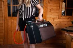 Grillfürst G201E 2-Brenner Gasgrill Portabel V2 - Campinggrill / Balkongrill - X-DEAL Inkl. Untergestell Und Tragetasche -Küche Zu Hause Grillfuerst Camping Gasgrill G201 Transport