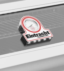 Grillfürst G401E 4-Brenner Einbaugrill - Eintracht Frankfurt Edition - Edelstahlroste -Küche Zu Hause Grillfuerst Eintracht Frankfurt Grill Deckelthermometer SS 2