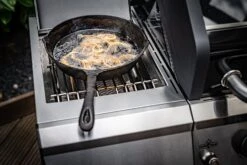 Grillfürst G510E 5-Brenner Gasgrill Mit Hochtemperaturbrenner Und Edelstahl Rosten -Küche Zu Hause Grillfuerst Gasgrill G510E Gusspfanne Steakzon