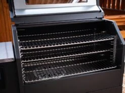 Grillfürst Pelletgrill / Pelletsmoker S280 24 Grillfürst Pelletgrill / Pelletsmoker S280 -Küche Zu Hause Grillfuerst Pelletgrill Garraum geoeffnet