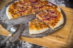Grillfürst Pizzastein 33 Cm Mit Pizzablech 21 Grillfürst Pizzastein 33 Cm Mit Pizzablech -Küche Zu Hause Grillfuerst Pizzablech Schneidebrett 1