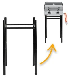 Grillfürst G201E 2-Brenner Gasgrill Portabel V2 - Campinggrill / Balkongrill 50mbar - Inkl. Untergestell 23 Grillfürst G201E 2-Brenner Gasgrill Portabel V2 - Campinggrill / Balkongrill 50mbar - Inkl. Untergestell -Küche Zu Hause Grillfuerst Untergestell Campinggrill G201E 1 1