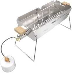 Knister Edelstahl-Gasgrill - Ausziehbarer Kompaktgrill 11 Knister Edelstahl-Gasgrill - Ausziehbarer Kompaktgrill -Küche Zu Hause Knister Edelstahl Gasgrill Kompaktgrill Brenner