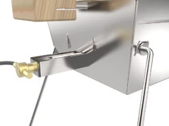 Knister Edelstahl-Gasgrill - Ausziehbarer Kompaktgrill 14 Knister Edelstahl-Gasgrill - Ausziehbarer Kompaktgrill -Küche Zu Hause Knister Edelstahl Gasgrill Kompaktgrill Gasanschluss Detail