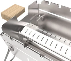 Knister Edelstahl-Gasgrill - Ausziehbarer Kompaktgrill 16 Knister Edelstahl-Gasgrill - Ausziehbarer Kompaktgrill -Küche Zu Hause Knister Edelstahl Gasgrill Kompaktgrill Montage Abstrahlblech 8 1630930084