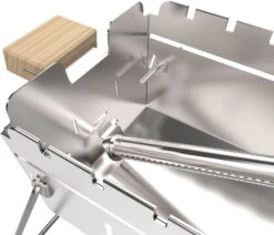 Knister Edelstahl-Gasgrill - Ausziehbarer Kompaktgrill 15 Knister Edelstahl-Gasgrill - Ausziehbarer Kompaktgrill -Küche Zu Hause Knister Edelstahl Gasgrill Kompaktgrill Montage Brenner