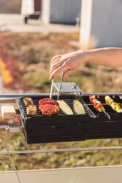 Knister Gasgrill - Ausziehbarer Kompaktgrill 31 Knister Gasgrill - Ausziehbarer Kompaktgrill -Küche Zu Hause Knister Gasgrill Fleisch Grillrost Spiesse