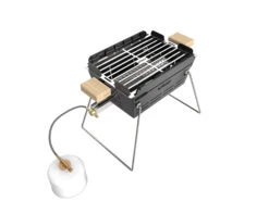 Knister Gasgrill - Ausziehbarer Kompaktgrill 22 Knister Gasgrill - Ausziehbarer Kompaktgrill -Küche Zu Hause Knister Gasgrill zusammengeschoben