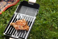 Knister Grill Original - Ausziehbarer Holzkohle Kompaktgrill 28 Knister Grill Original - Ausziehbarer Holzkohle Kompaktgrill -Küche Zu Hause Knister Grill Grillroste hoehenverstellbar
