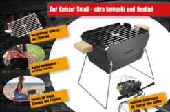 Knister Grill Small - Holzkohle Kompaktgrill