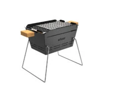 Knister Grill Original - Ausziehbarer Holzkohle Kompaktgrill 24 Knister Grill Original - Ausziehbarer Holzkohle Kompaktgrill -Küche Zu Hause Knister Grill zusammengeschoben