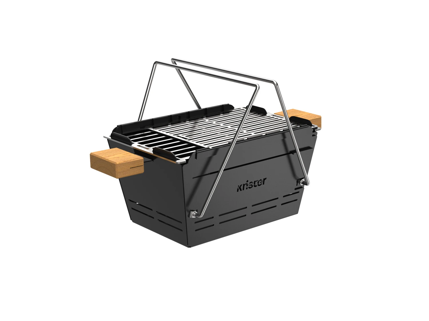 Knister Grill Original - Ausziehbarer Holzkohle Kompaktgrill 6 Knister Grill Original - Ausziehbarer Holzkohle Kompaktgrill – Bild 6