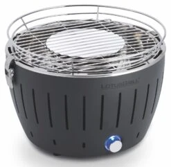 LotusGrill S - Holzkohle Tischgrill - Anthrazitgrau Inkl. Tasche