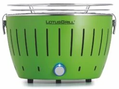 LotusGrill S - Holzkohle Tischgrill - Limettengrün Inkl. Tasche