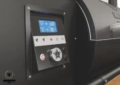 Moesta Pelletgrill Sheriff Inklusive Bambus Ablagebrett - Modell 2023 -Küche Zu Hause Moesta BBQPelletgrill Bedienung digital