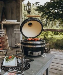 Monolith ICON Black Keramikgrill Tischgrill Inkl. Gestell -Küche Zu Hause Monolith Keramikgrill Icon Tischgrill