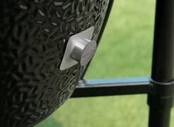 Monolith Grill CLASSIC PRO-Serie 2.0 Schwarz - MIT Gestell Und Seitentischen -Küche Zu Hause Monolith bbq guru adapter classic grill