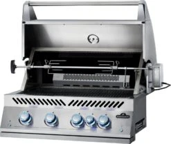Napoleon 700-Series 32" BIG32 Edelstahl Einbaugrill Inkl. Drehspieß - Modell 2023 -Küche Zu Hause Napoleon Einbaugrill BIG32 Drehspiess Motor