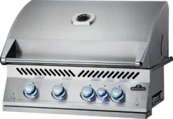 Napoleon 700-Series 32" BIG32 Edelstahl Einbaugrill Inkl. Drehspieß - Modell 2023 -Küche Zu Hause Napoleon Einbaugrill BIG32 LED blau