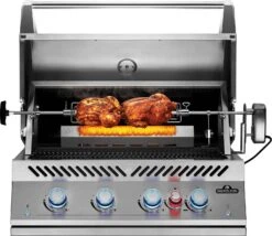 Napoleon 700-Series 32" BIG32 Edelstahl Einbaugrill Inkl. Drehspieß - Modell 2023 -Küche Zu Hause Napoleon Einbaugrill BIG32 Rotisserie Backburner