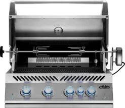 Napoleon 700-Series 32" BIG32 Edelstahl Einbaugrill Inkl. Drehspieß - Modell 2023 -Küche Zu Hause Napoleon Einbaugrill BIG32 Rotisserie Motor Drehspiess