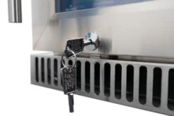 Napoleon Outdoor - Kühlschrank, 135 Liter, Rechtsdrehende Tür Mit Doppelverglasung Und LED Beleuchtung - Wasserdicht Nach IP24 -Küche Zu Hause Napoleon Kuehlschrank abschliessbar NFR135ORGL