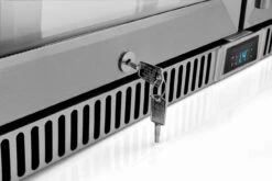 Napoleon Outdoor - Kühlschrank, 210 Liter, 2-türig Mit Doppelverglasung Und LED Beleuchtung - Wasserdicht Nach IP24 -Küche Zu Hause Napoleon Outdoor Kueche Kuehlschrank 2 tuerig Schloss