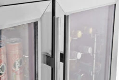 Napoleon Outdoor - Kühlschrank, 210 Liter, 2-türig Mit Doppelverglasung Und LED Beleuchtung - Wasserdicht Nach IP24 -Küche Zu Hause Napoleon Outdoor Kueche Kuehlschrank Griffe