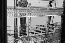 Napoleon Outdoor - Kühlschrank, 210 Liter, 2-türig Mit Doppelverglasung Und LED Beleuchtung - Wasserdicht Nach IP24 -Küche Zu Hause Napoleon Outdoor Kueche Kuehlschrank Regalgitter