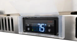 Napoleon Outdoor - Kühlschrank, 135 Liter, Linksdrehende Tür Mit Doppelverglasung Und LED Beleuchtung - Wasserdicht Nach IP24 -Küche Zu Hause Napoleon Outdoor Kuehlschrank Display NFR135ORGL