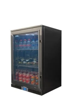 Napoleon Outdoor - Kühlschrank, 135 Liter, Linksdrehende Tür Mit Doppelverglasung Und LED Beleuchtung - Wasserdicht Nach IP24 -Küche Zu Hause Napoleon Outdoor Kuehlschrank Tuer links