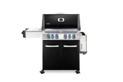 Napoleon Prestige 500 Gasgrill, Schwarz - Mit Safety Glow - Modell 2023 - SMART Deal Inkl. Grillfürst Grill Control -Küche Zu Hause Napoleon Prestige 500 Gasgrill schwarz Seitenablage klappbar