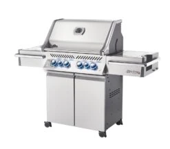 Napoleon Prestige Pro 500-3 Edelstahl Gasgrill Inkl. Drehspieß - X-DEAL Inkl. Napoleon Holzkohlegrill Kugelgrill Ø 57cm -Küche Zu Hause Napoleon Prestige Pro 500 seitlich 02