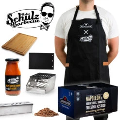 Napoleon Freestyle 425 Gasgrill - Mit Sizzle Zone - Limited Robin Schulz Barbecue Edition - Inkl. Mega Zubehörpaket -Küche Zu Hause Napoleon Robin Schulz Barbecue Zubehoerpaket