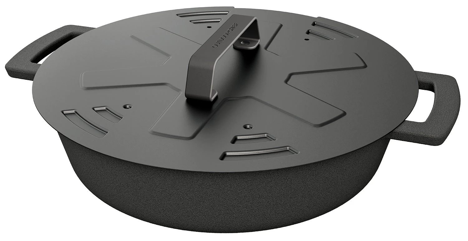 Outdoorchef Carbonstahl Deckel Ø 30 Cm 2 Outdoorchef Carbonstahl Deckel Ø 30 Cm – Bild 2